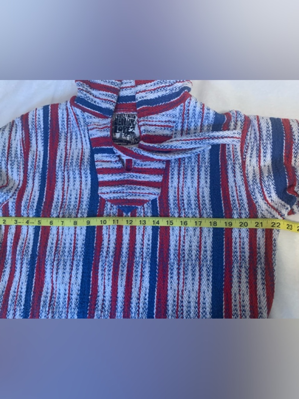 ORIGINAL SENOR LOPEZ  “Ensenada” Unisex Baja Hoodie 50% cotton VVGUC+ - Picture 8 of 12
